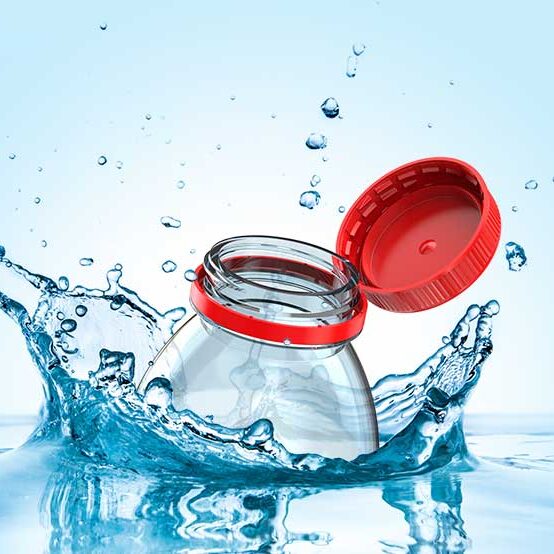 Tethered cap solutions packaging by affaba & ferrari