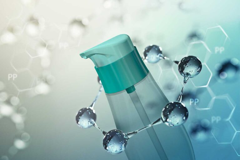 Rieke's Monopolymer, 100% recyclable dispensing lotion pump