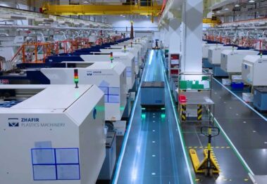 Trimas Packaging Automated Guided Vehicles Trimas packaging's china factory automated guided vehicles (agvs) in packaging manufacturing